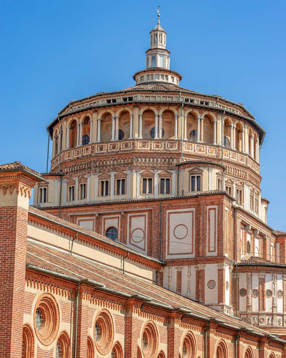 Church of Santa Maria delle Grazie in Milan Italy