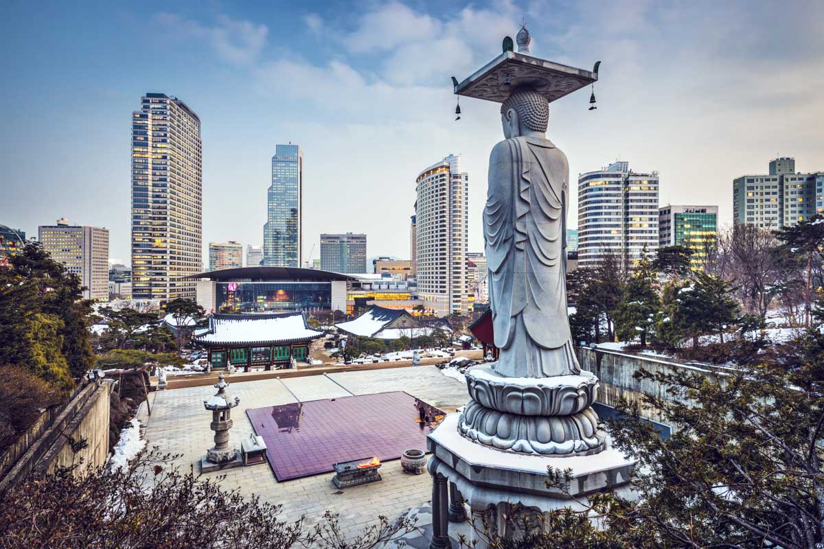 Cityscape of Seoul south Korea