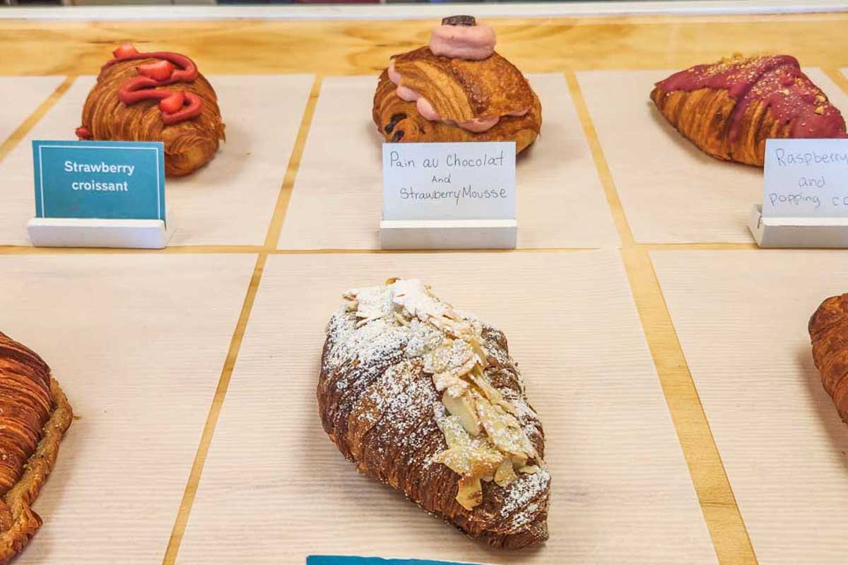 Croissants-eaten for breakfast in Florence Italy