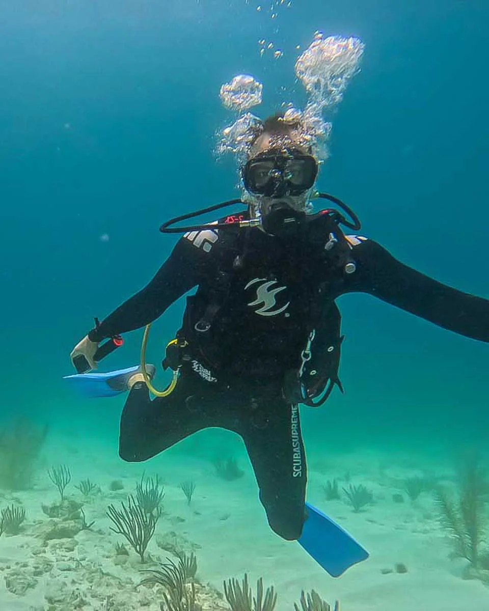 Daniel-scuba-diving-in-Naxos-Greece