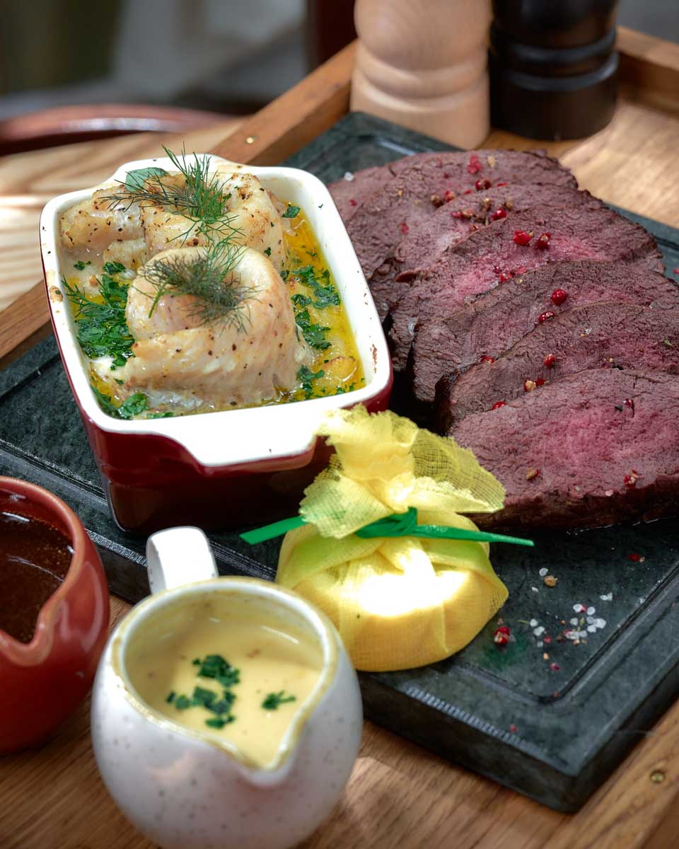 Dinner at the Jager & Lustig Restaurant in Berlin Germany