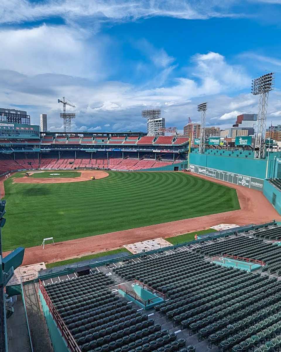 Fenway Park in Boston on a tour Massachusetts