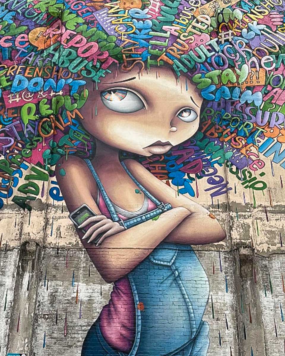 Joyride Houston Tours a mural seen on a tour of Houston Texas