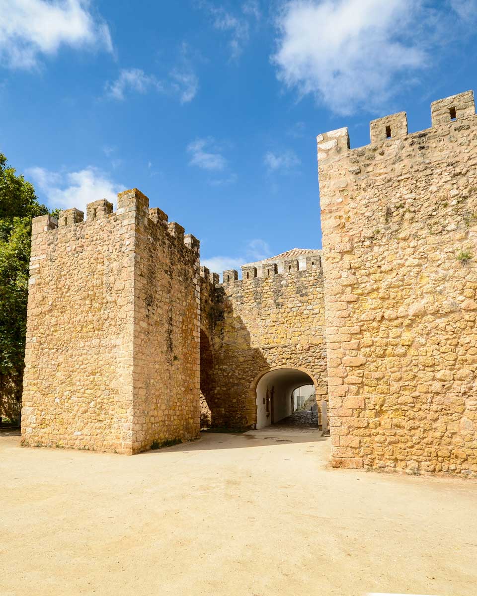 Lagos City walls seen on a tour in Lagos Portugal