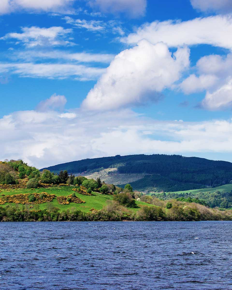Loch Ness seen on a day trip from Glasgow Scotland