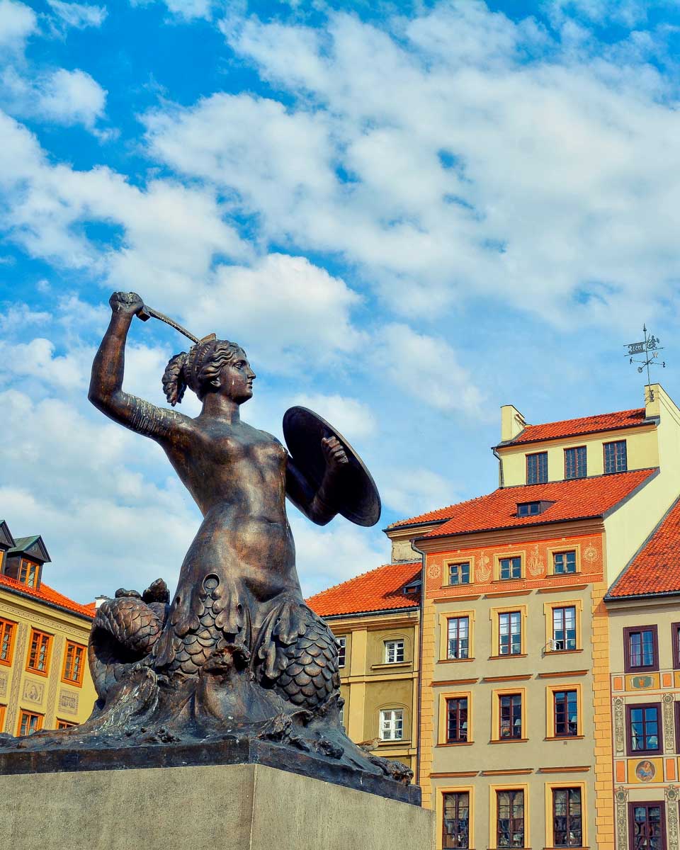 Old Town square in Warsaw Poland 1