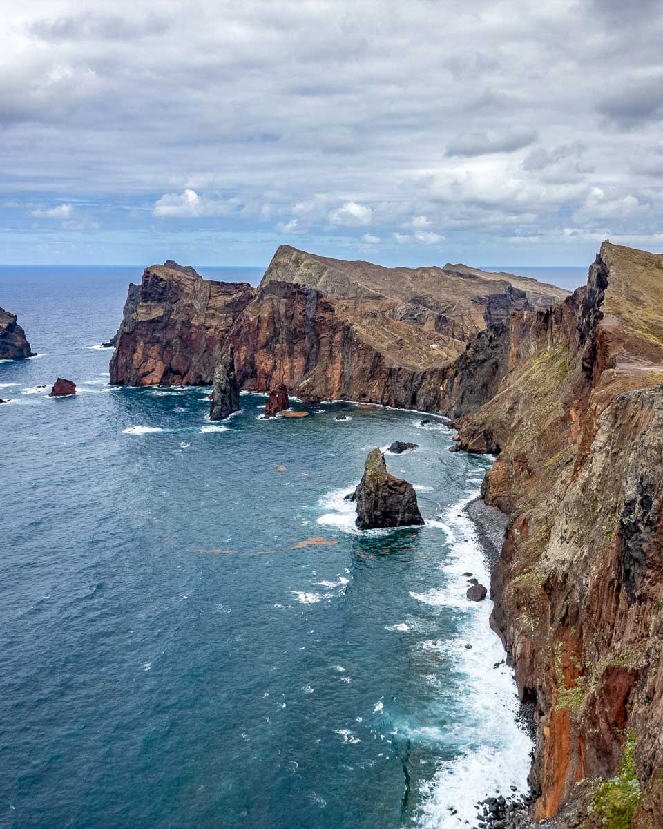 Ponta de Sao Lourenco seen on a tour of Madeira Portugal