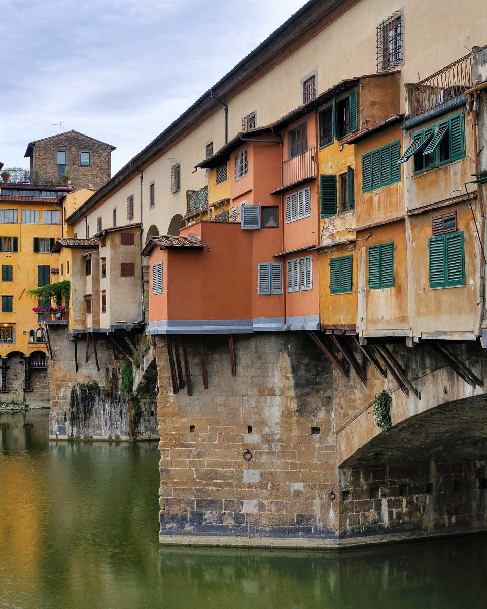 Ponte Vecchio bridge in Florence Italy