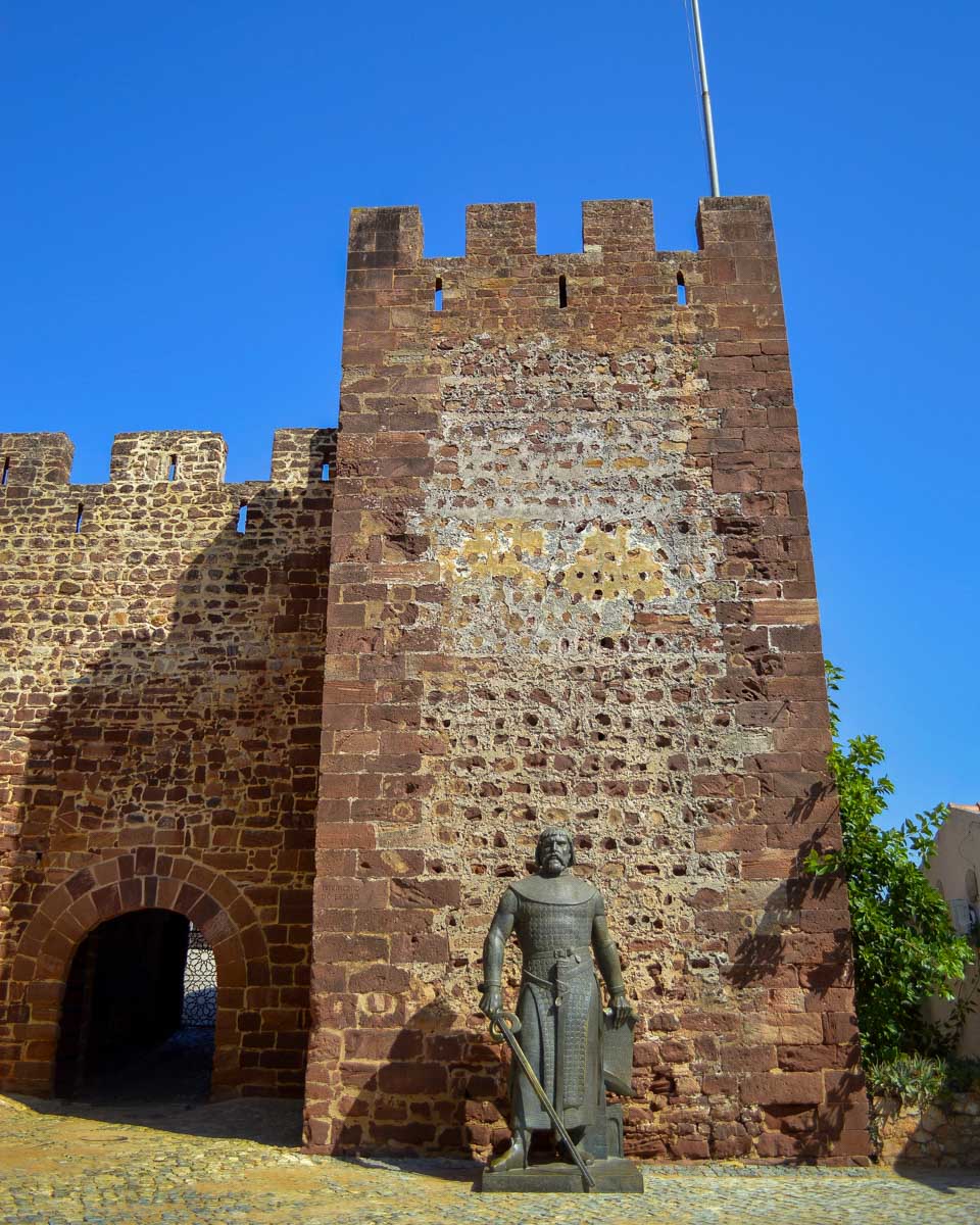 Silves Castle seen on a tour of the Algarves from Albufeira Portugal