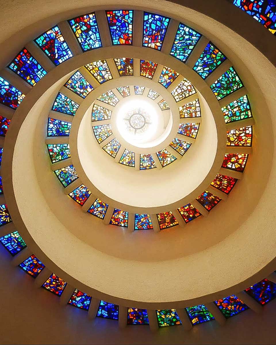 Thanks-Giving Square building in Dallas Texas seen on a tour 1