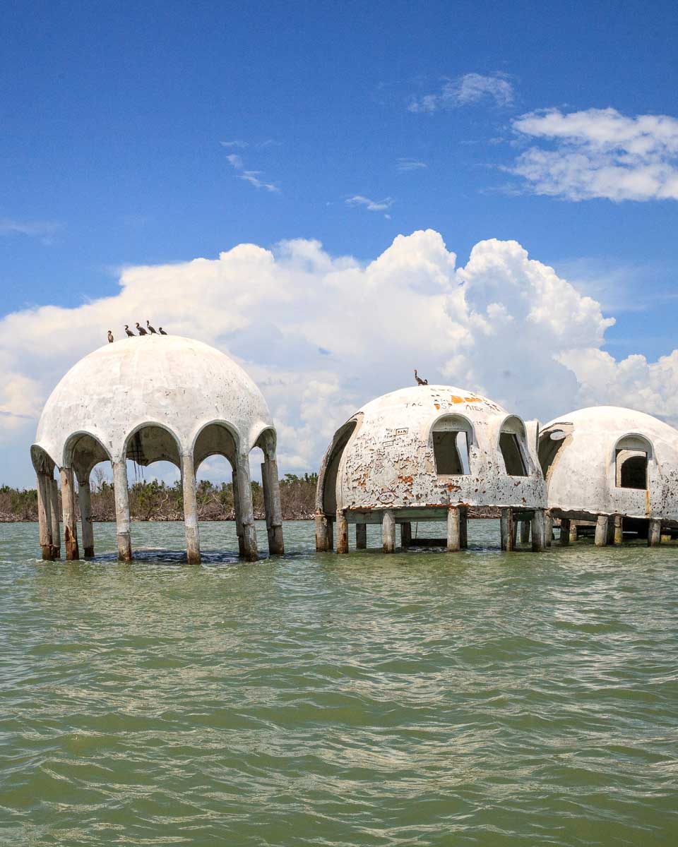 The Cape Romano Dome House seen on a tour from Naples Florida