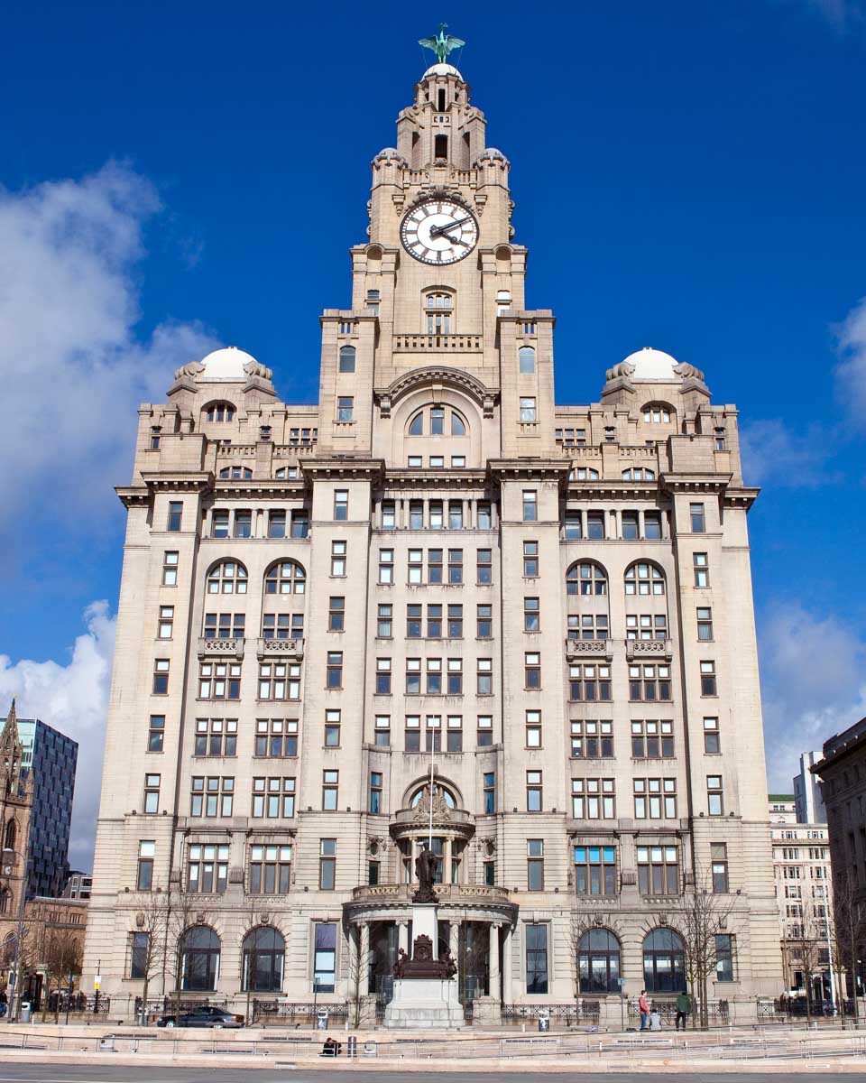 The Royal Liver Building in Liverpool