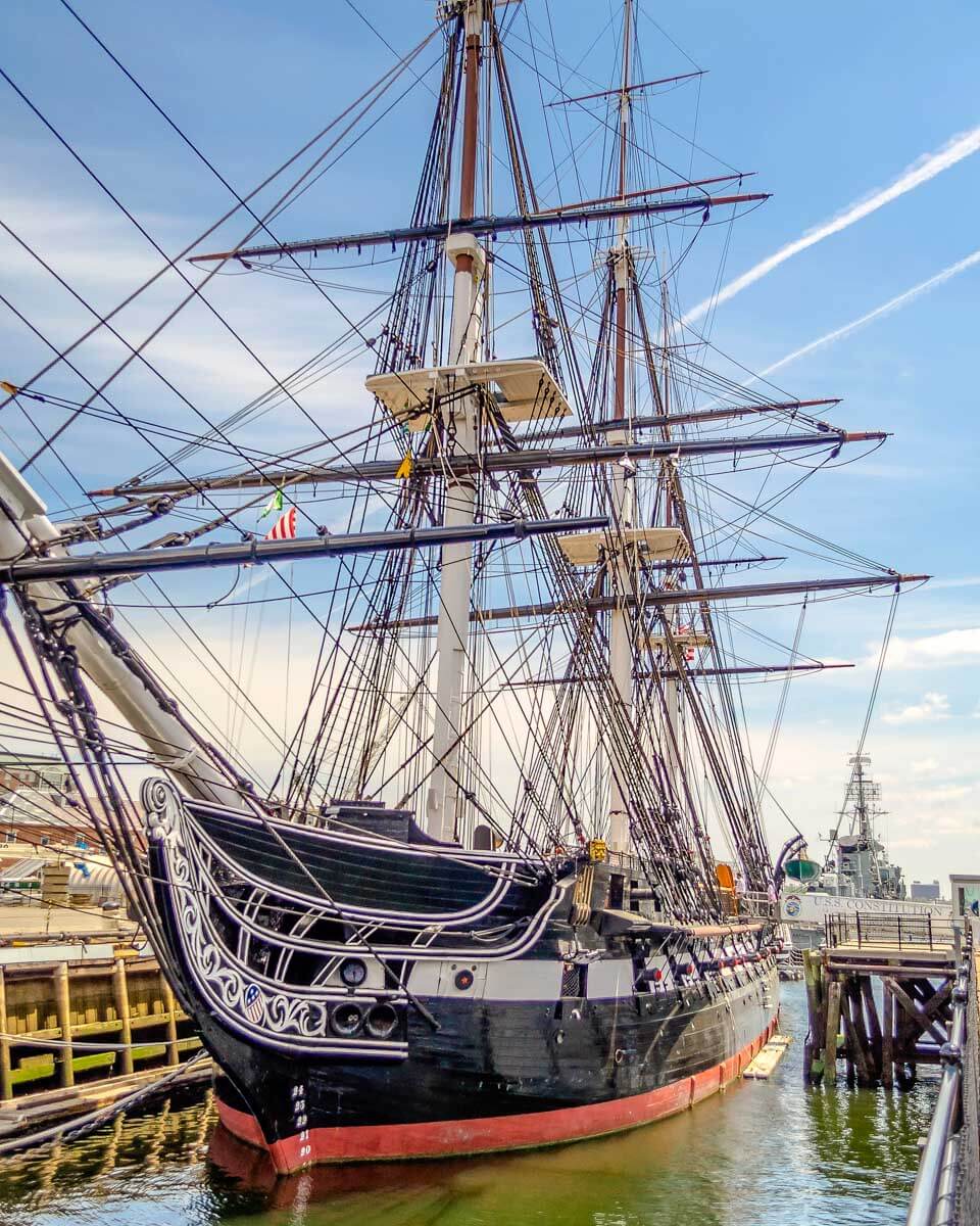 The USS Constitution in Boston Massachusetts