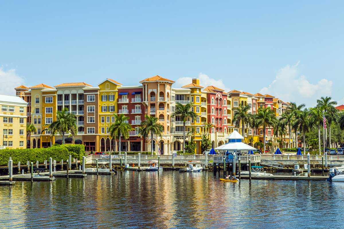 The cityscape of Naples Florida