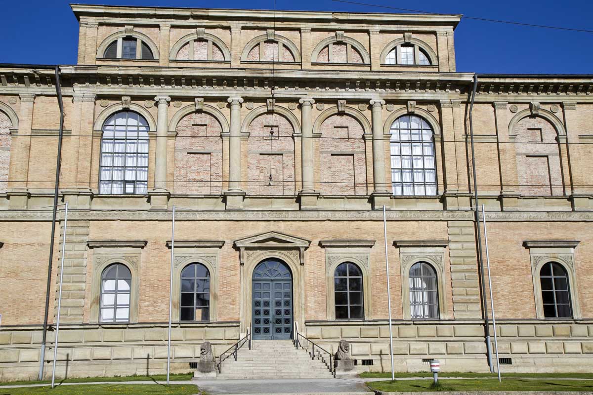 The outside of the Alte Pinakothek in Munich Germany