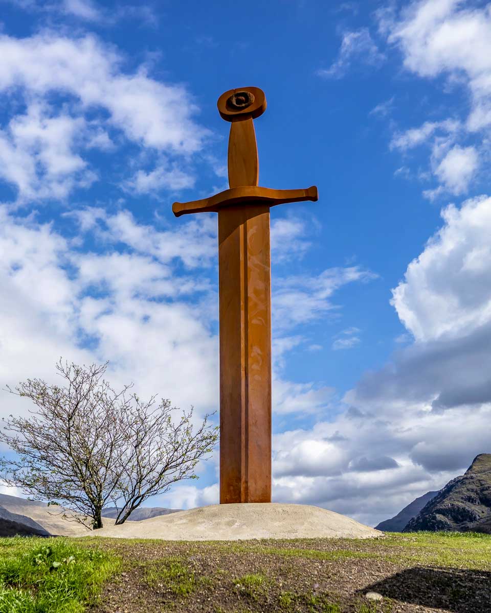The sword in the stone in Snowdonia National Park seen on a tour from Manchester UK