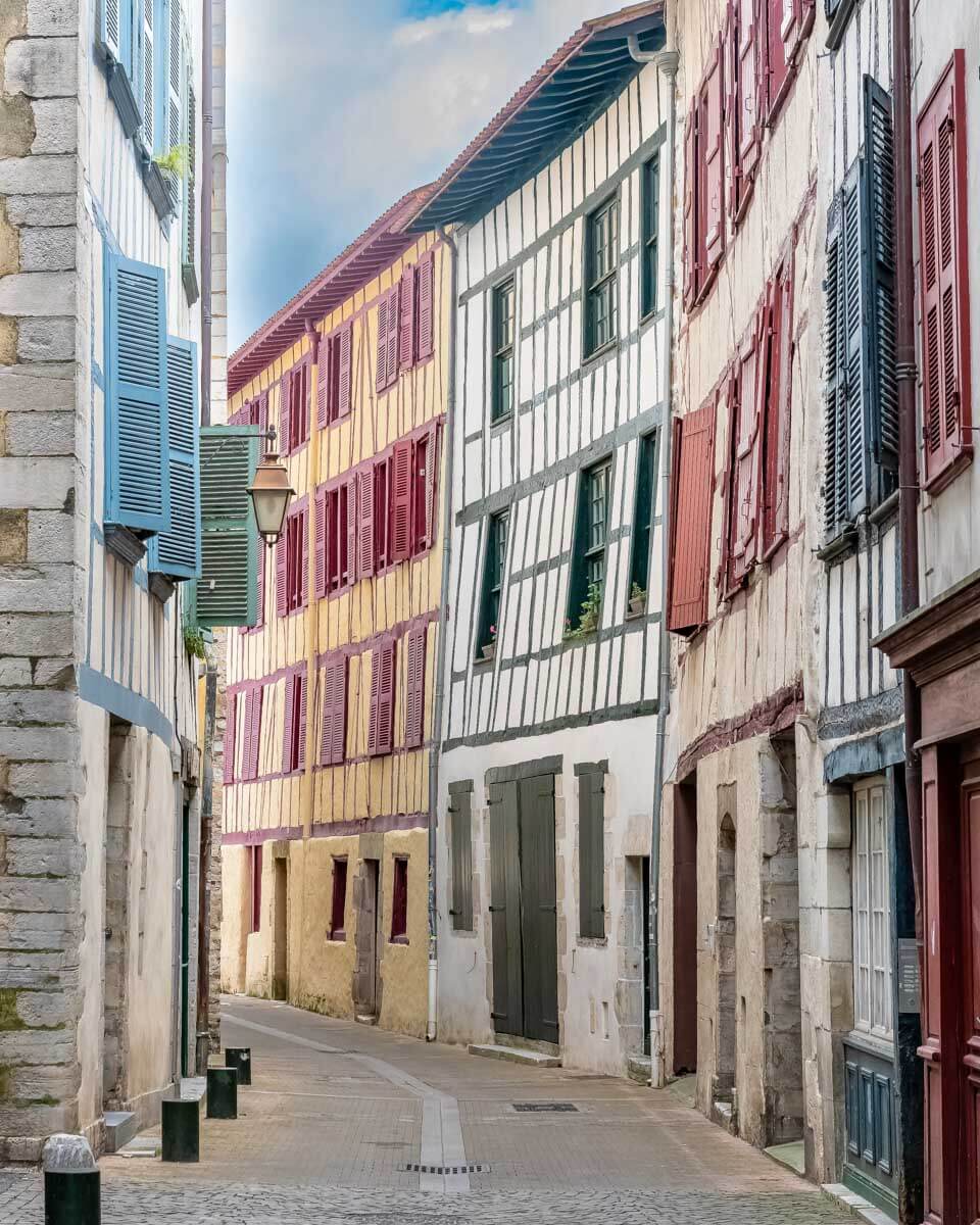 The town of bayonne seen on a tour from San Sebastian Spain