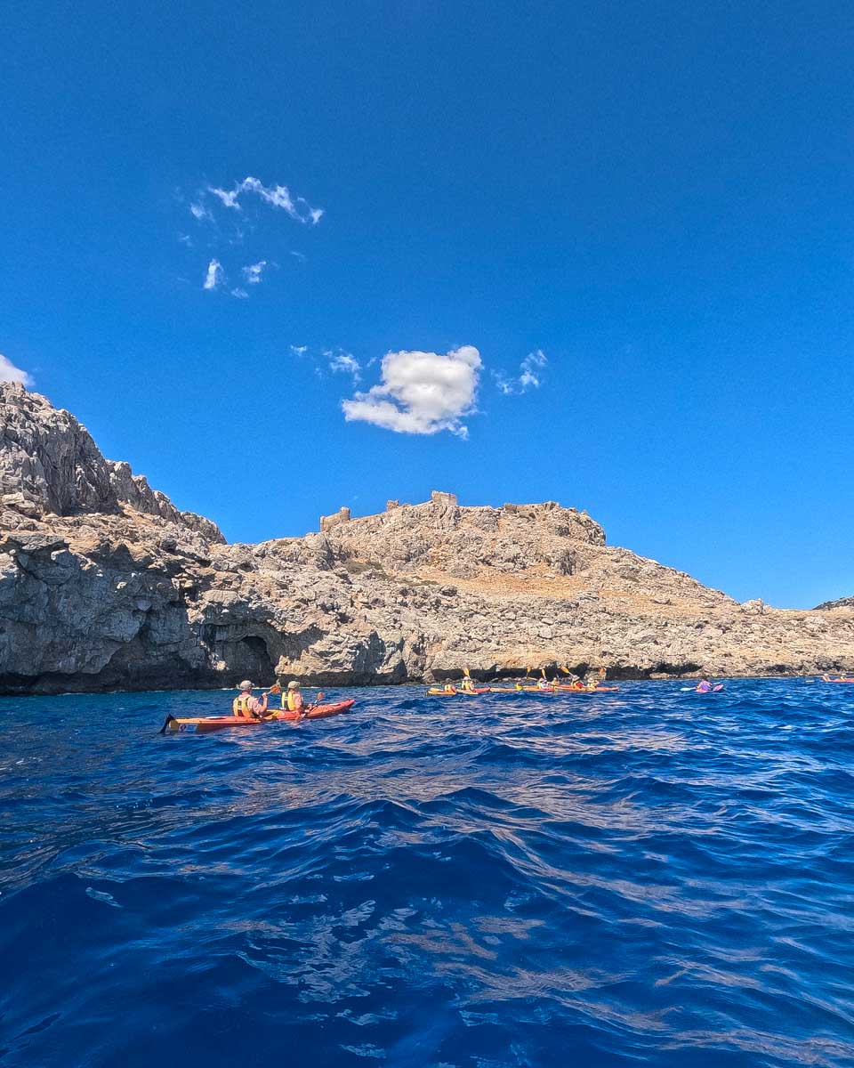 Trekking Hellas Rhodes sea kayaking from Rhodes Greece 1