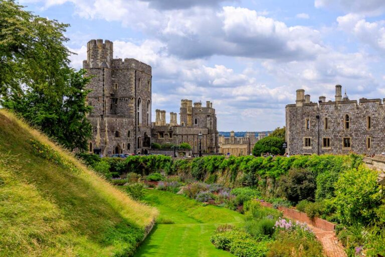 Windsor Castle seen on a tour of London England