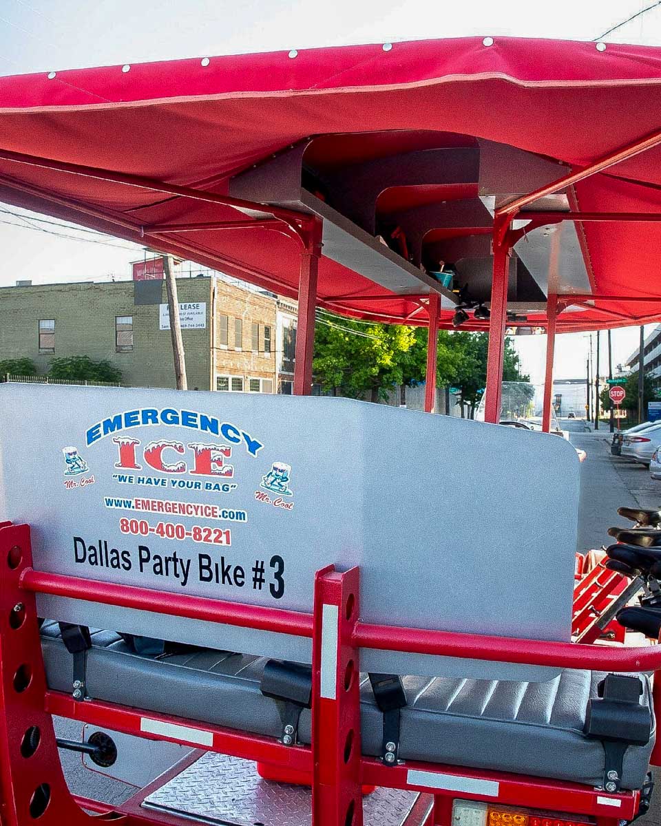 dallaspartybike a party bike in Dallas Texas