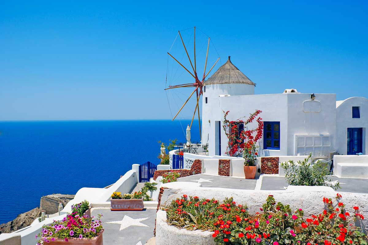 village at Santorini Greece 1