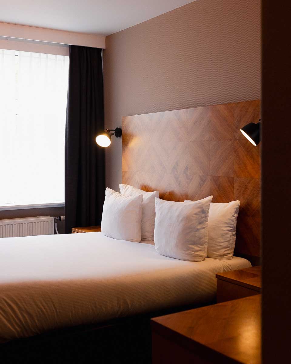 A hotel room at the Alfred Hotel in Amsterdam