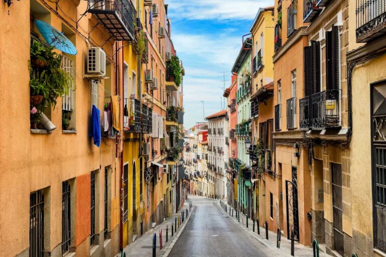 A street seen in Madrid Spain