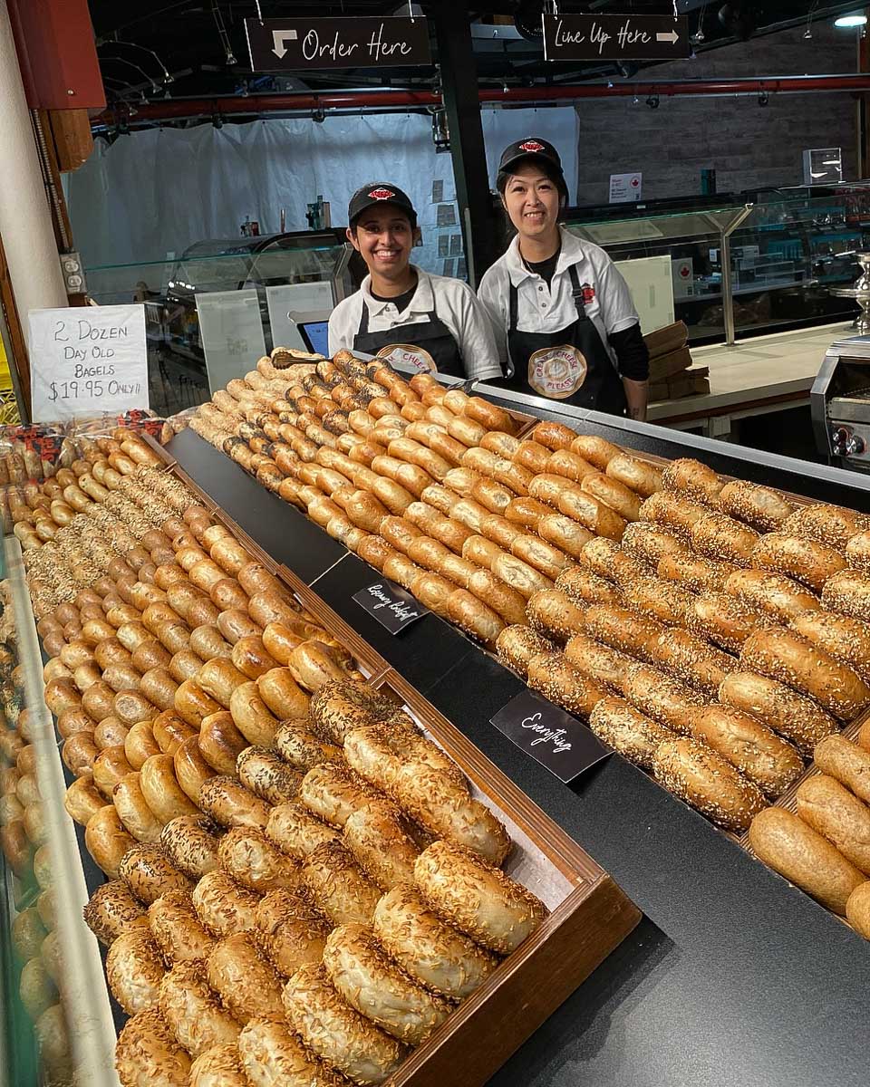 Bagels at Siegel's Bagels in Vancouver