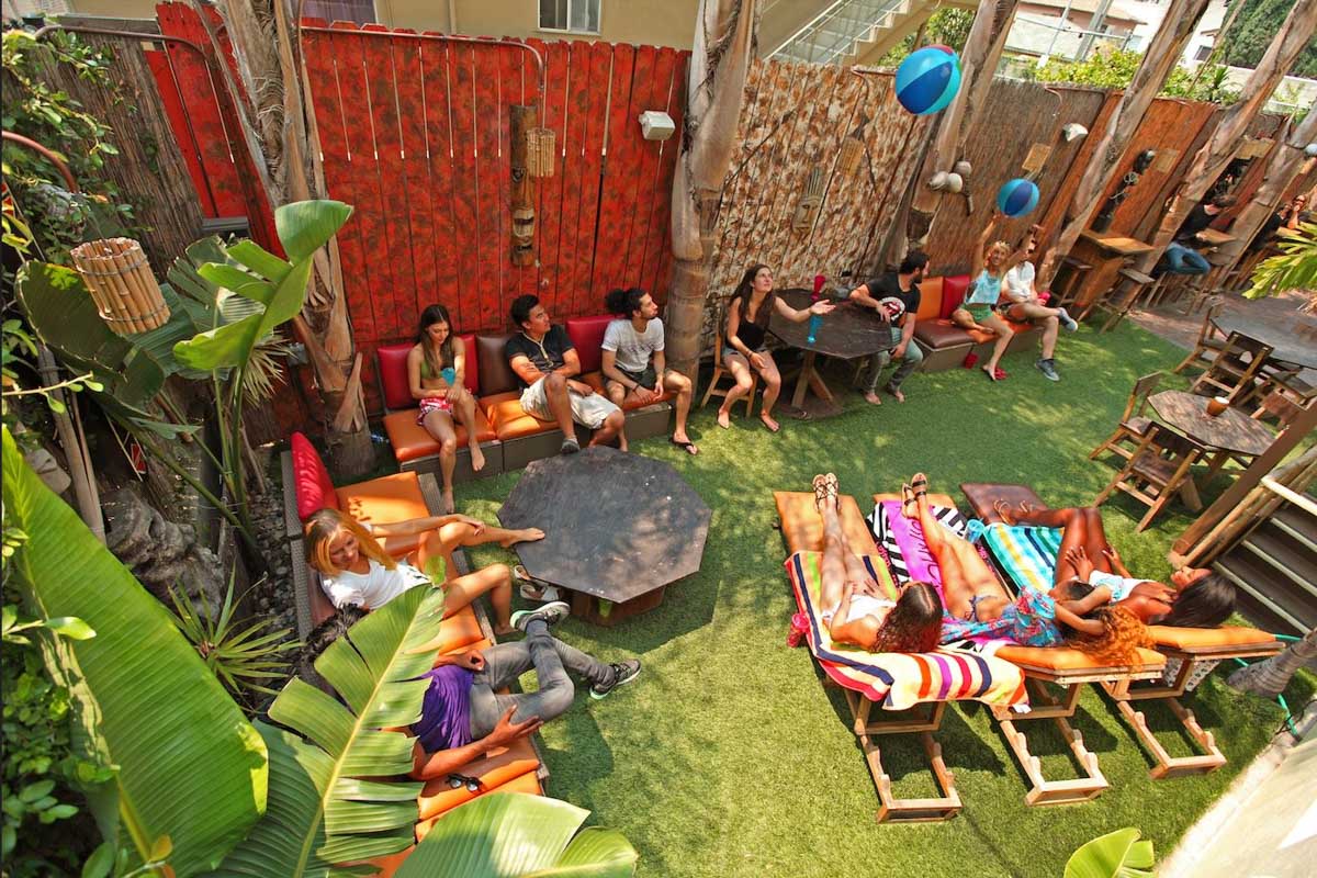 Banana Bungalow Hostel Hollywood USA in Los Angeles California