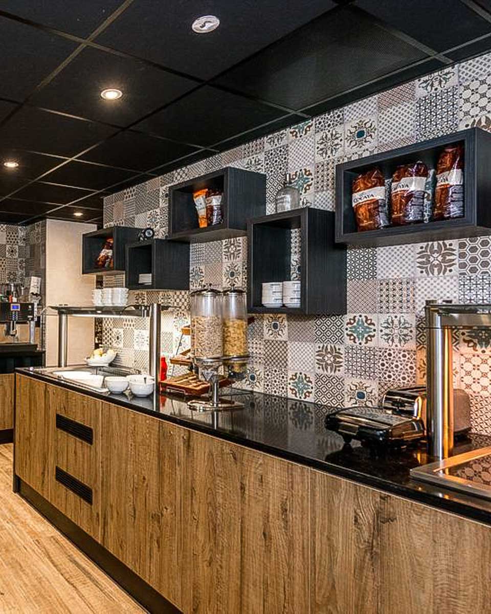 Breakfast buffet at XO HOTEL Inner in Amsterdam