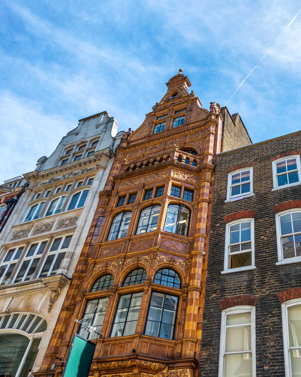 Buildings in Mayfair London England