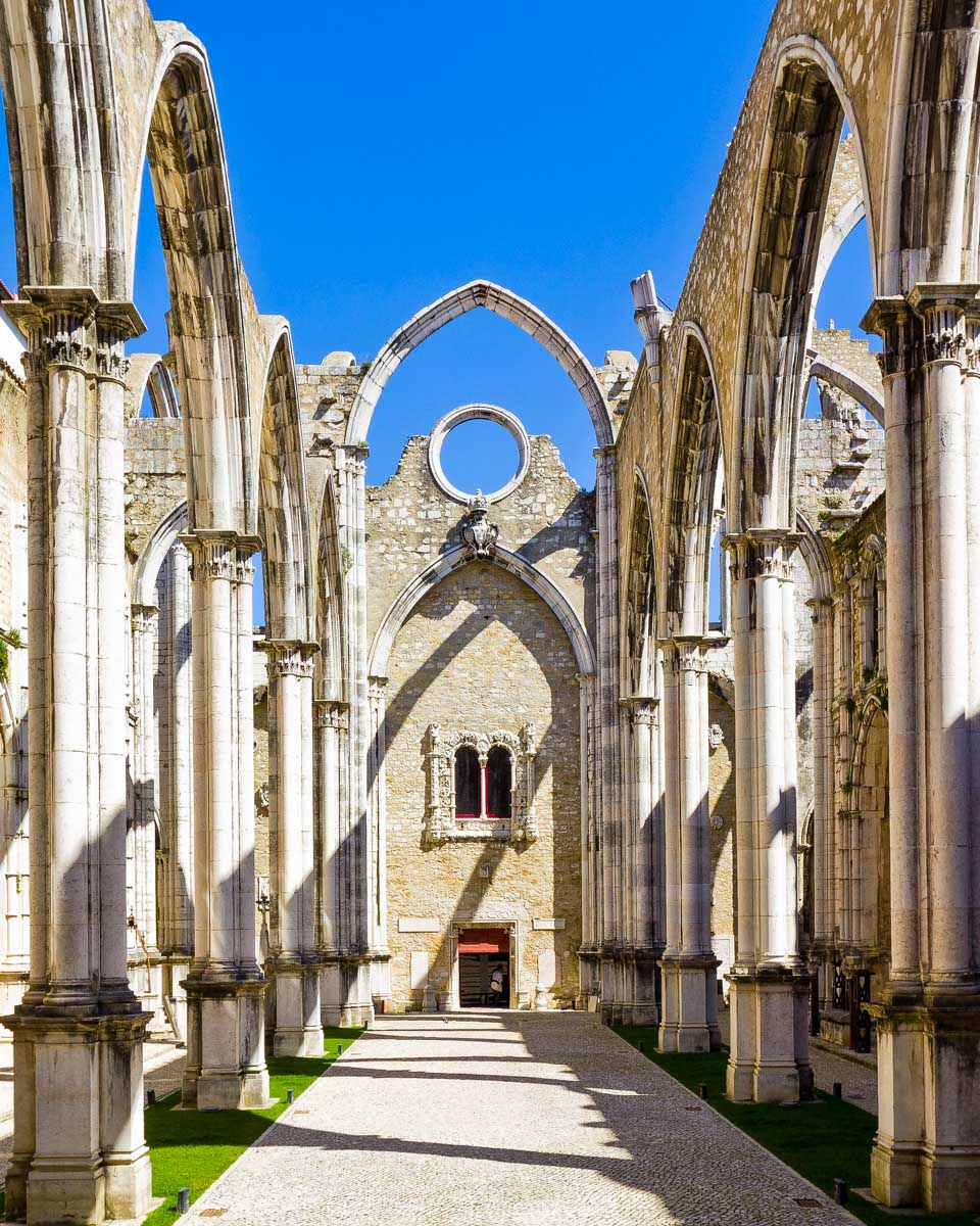 Carmo Convent In Lisbon Portugal Chiado