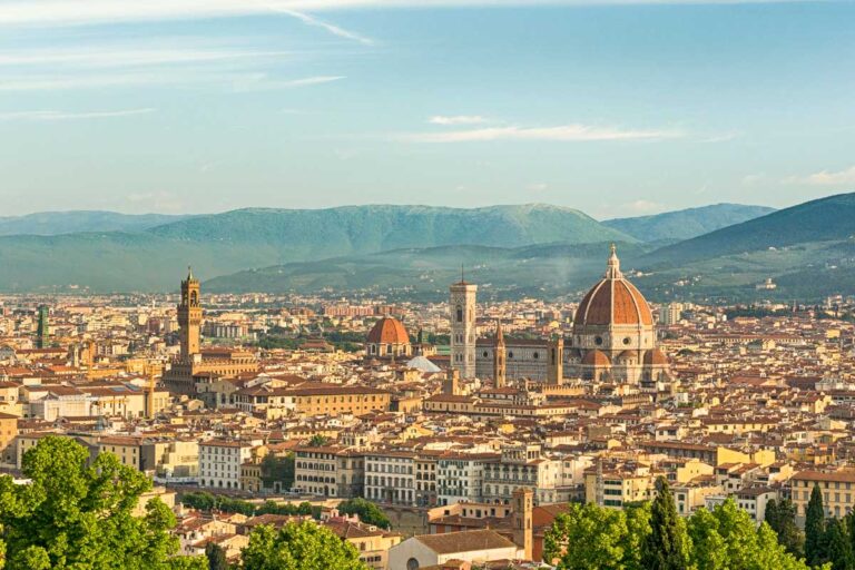 Cityscape of Florence Italy