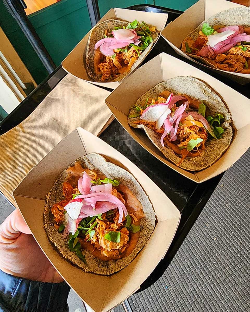 Eat Seattle tacos eaten on a food tour in Seattle Washington