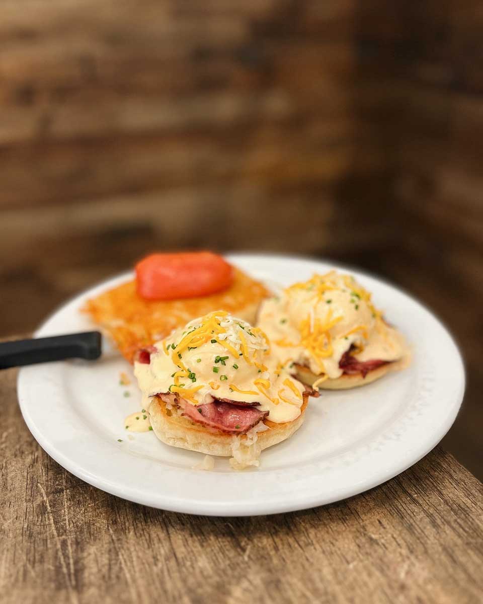Eggs-benedict-at-the-Jam-Cafe-in-Lisbon Portugal