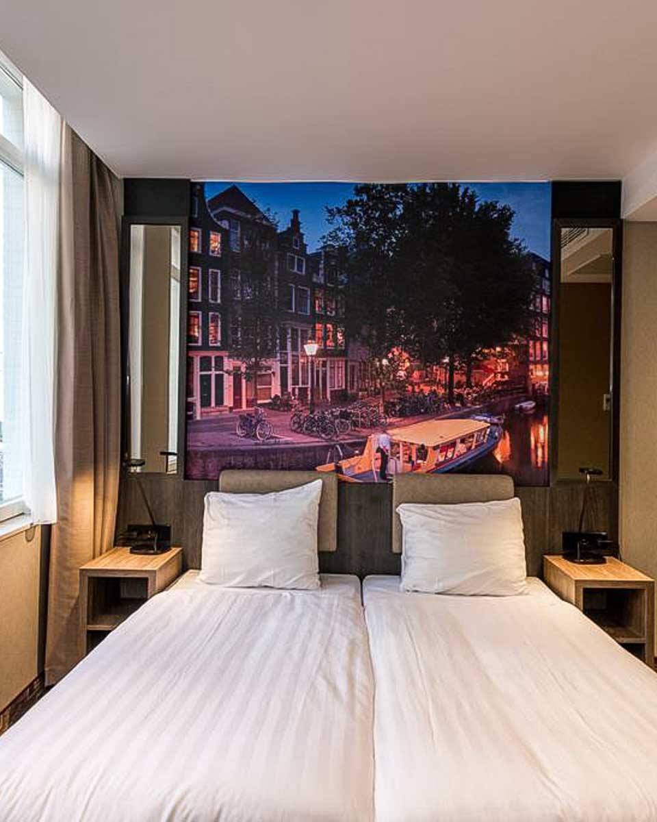 Hotel room at XO HOTEL Inner in Amsterdam