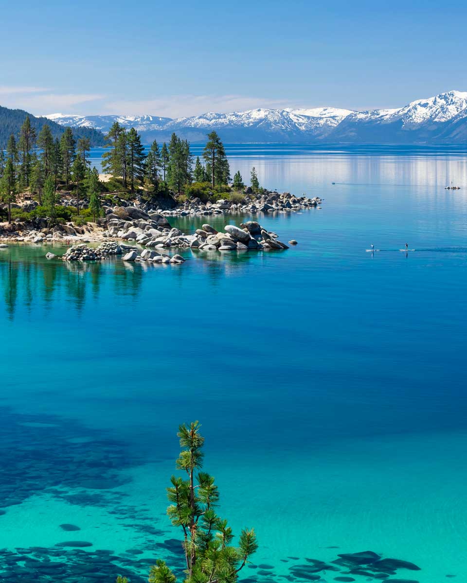 Lake Tahoe seen on a van tour