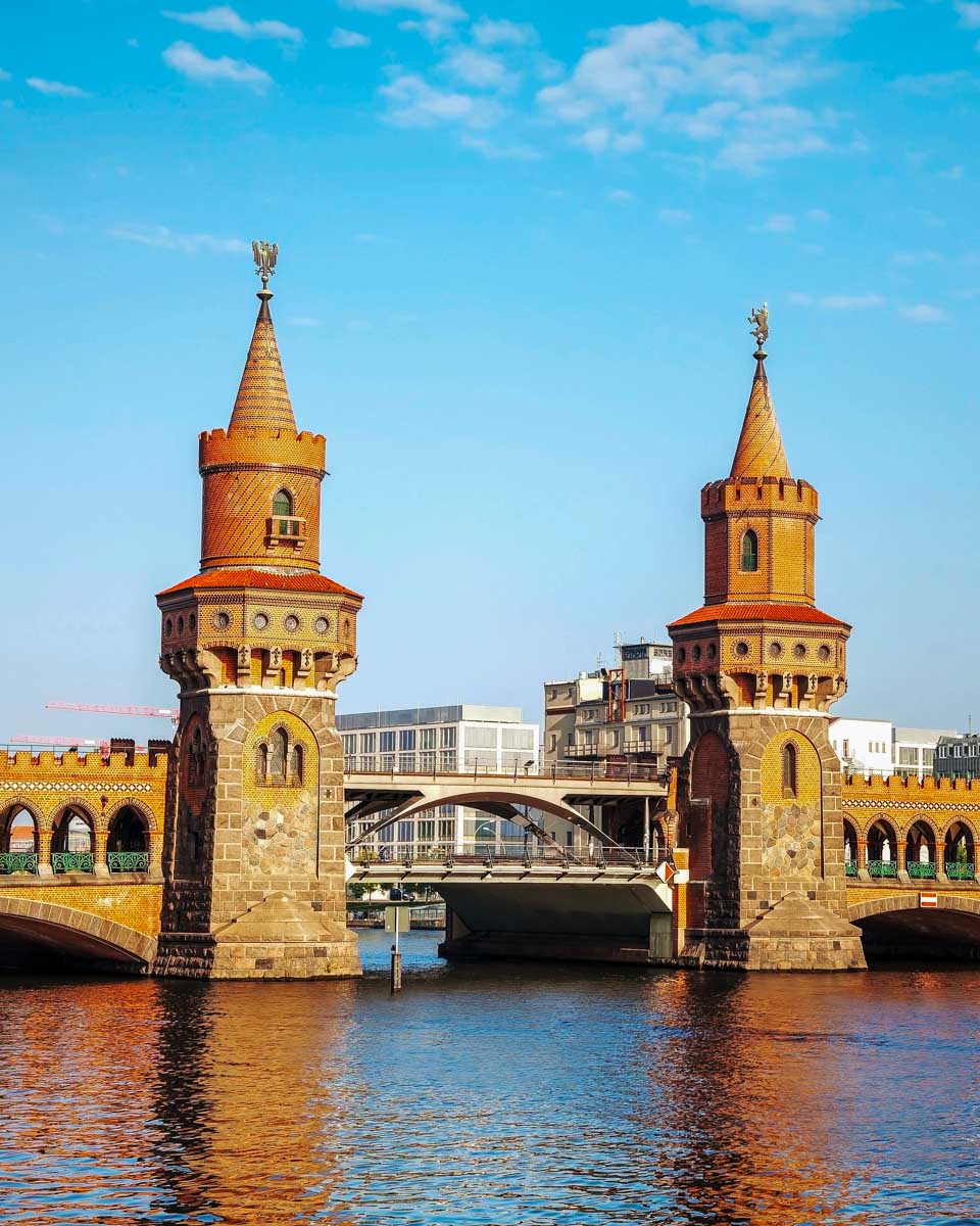 Oberbaum bridge in Berlin Germany