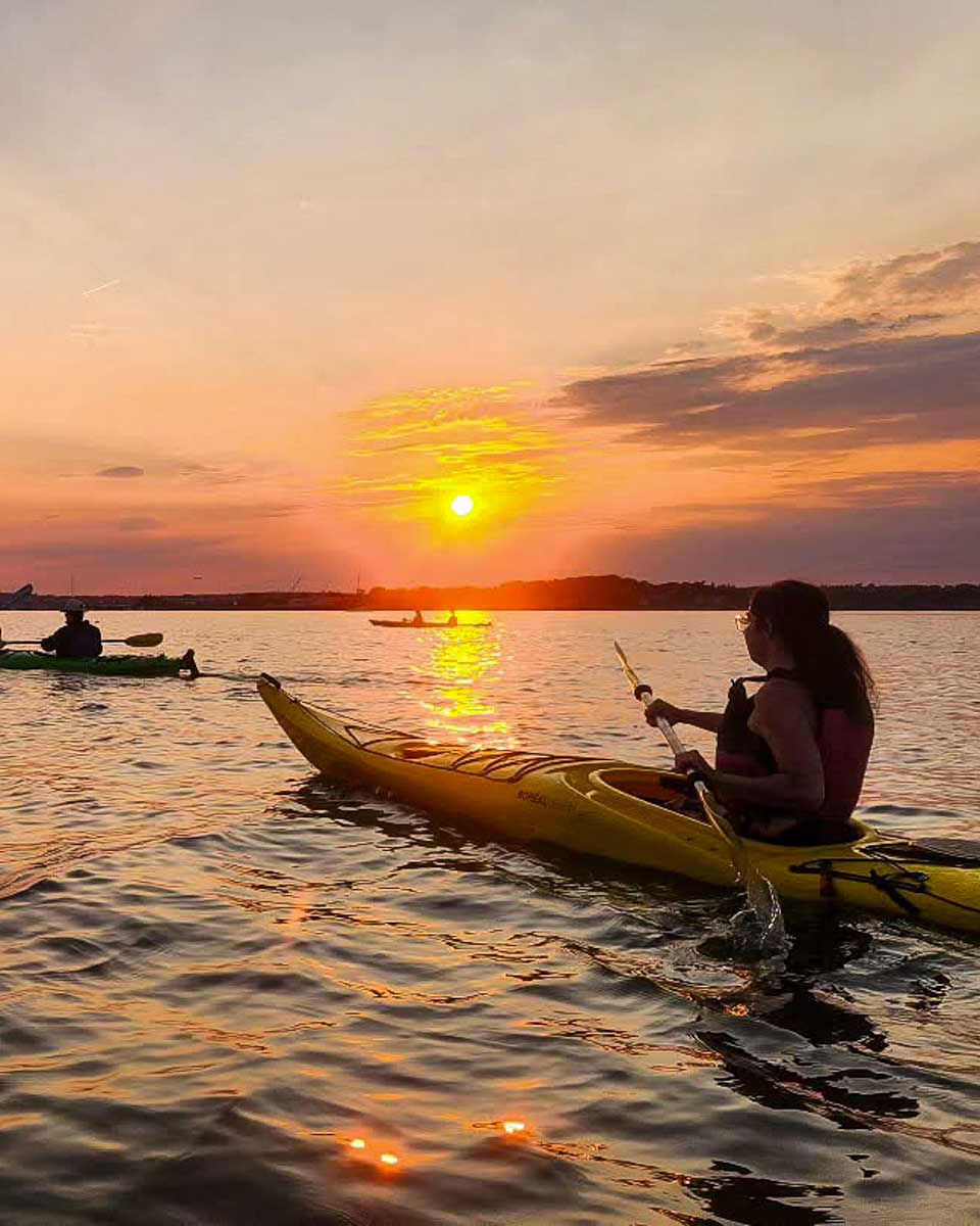 Portland Paddle sunset kayak tour from Portland Maine