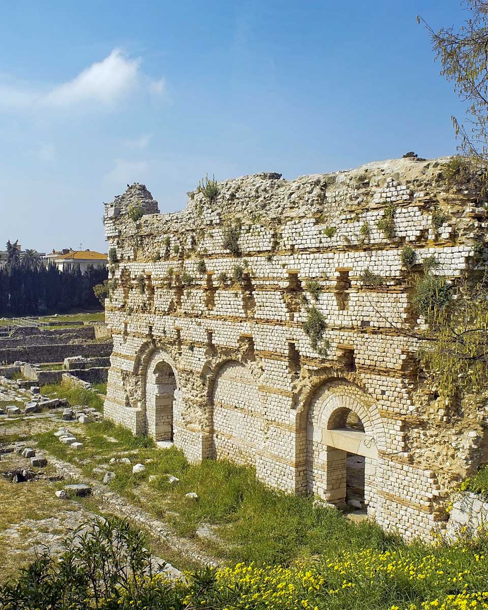 Roman ruins in Nice France