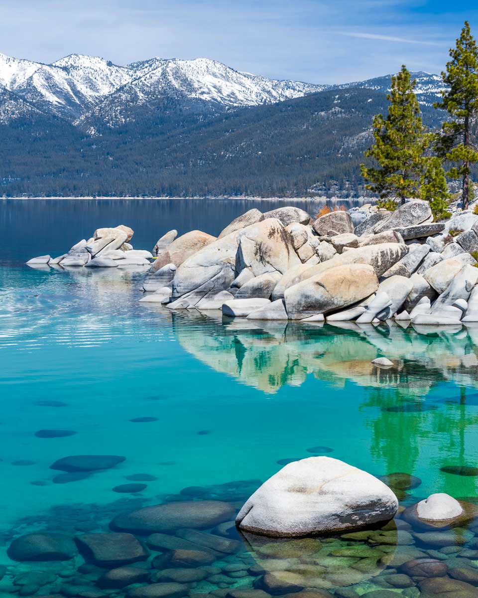 Sand Harbor in Lake Tahoe seen on a van tour
