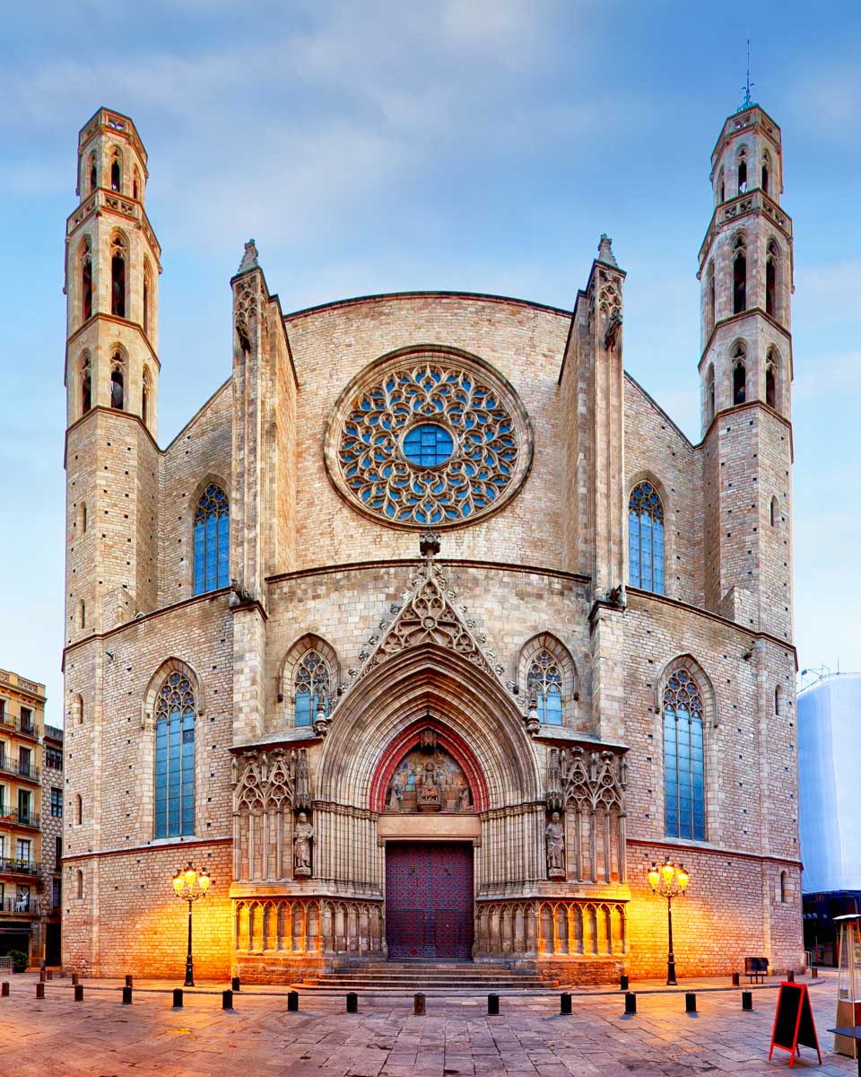 Santa Maria del Mar church in Barcelona