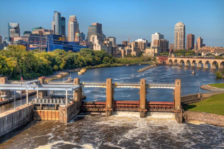 The Minneapolis Minnesota Skyline