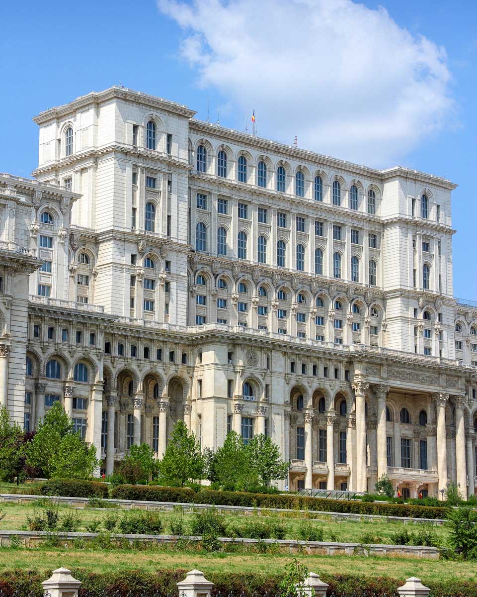The Palace of Parliament in Bucharest Romania