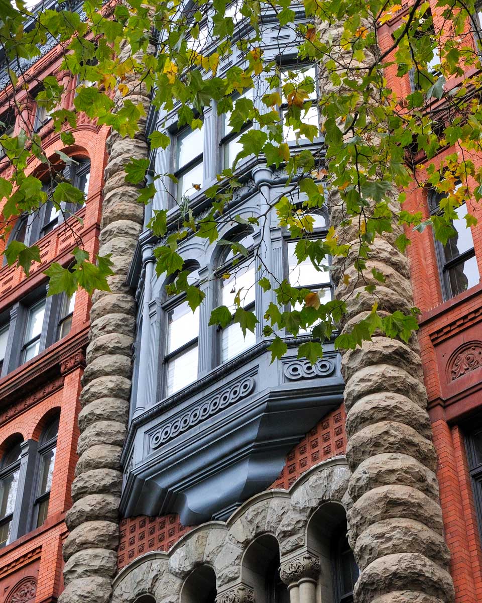 The Pioneer Building in Seattle Washington
