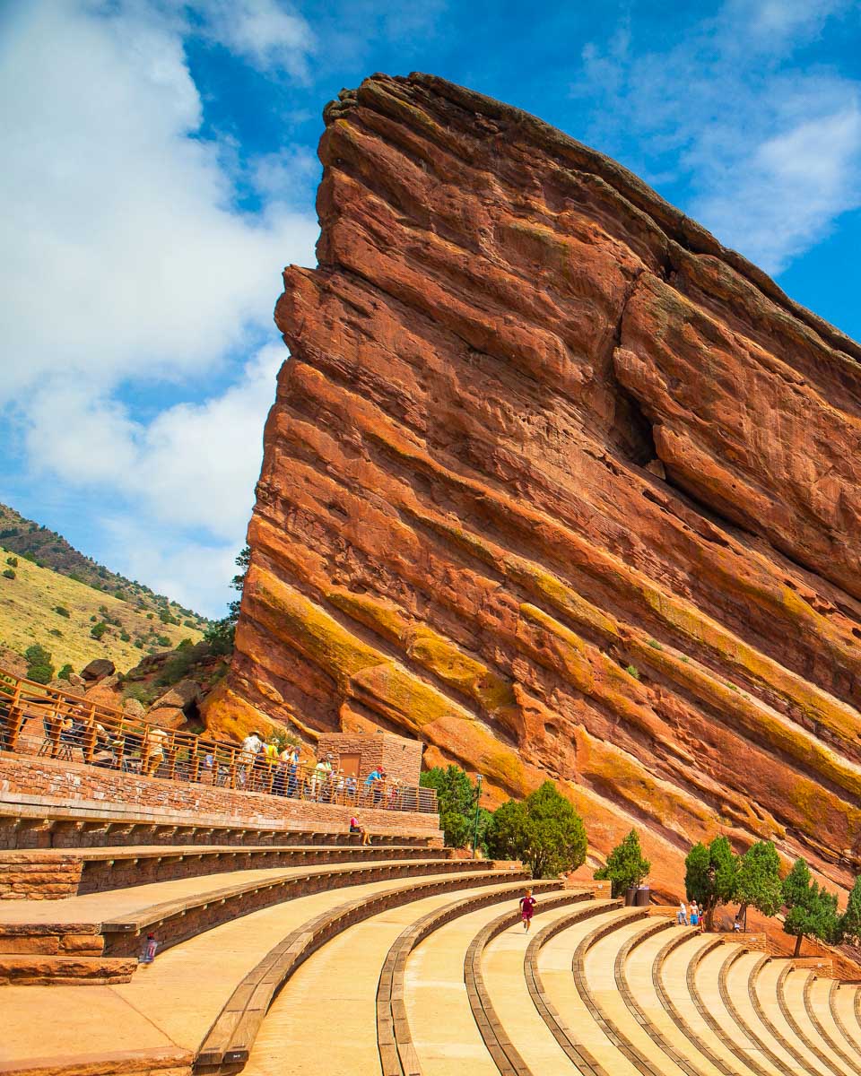 The Red Rocks Park and Amphitheater on a tour from Denver Colorado