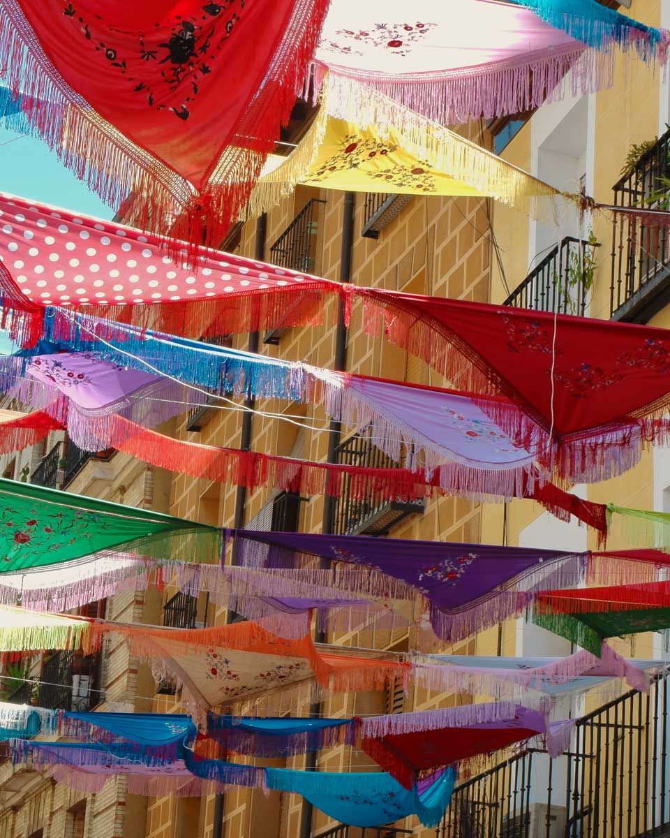 The nighborhood of La Latina in Madrid Spain