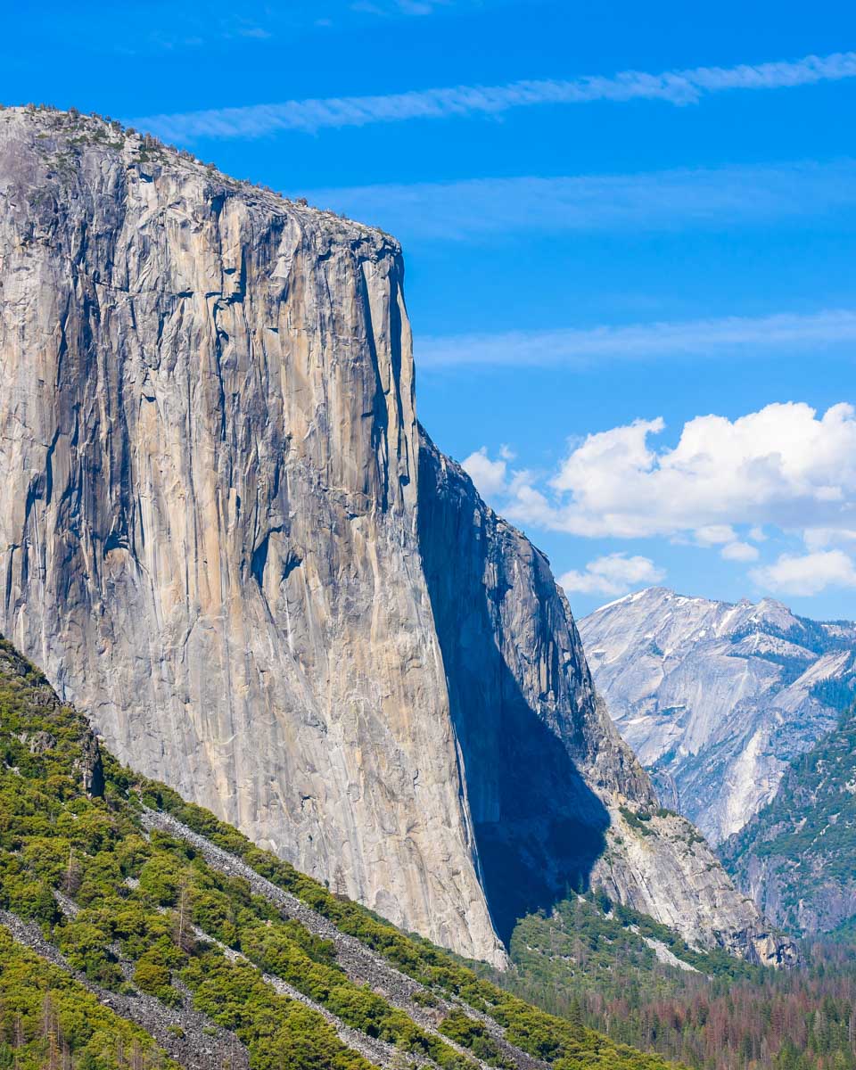 The tunnel view in Yosemite National Park