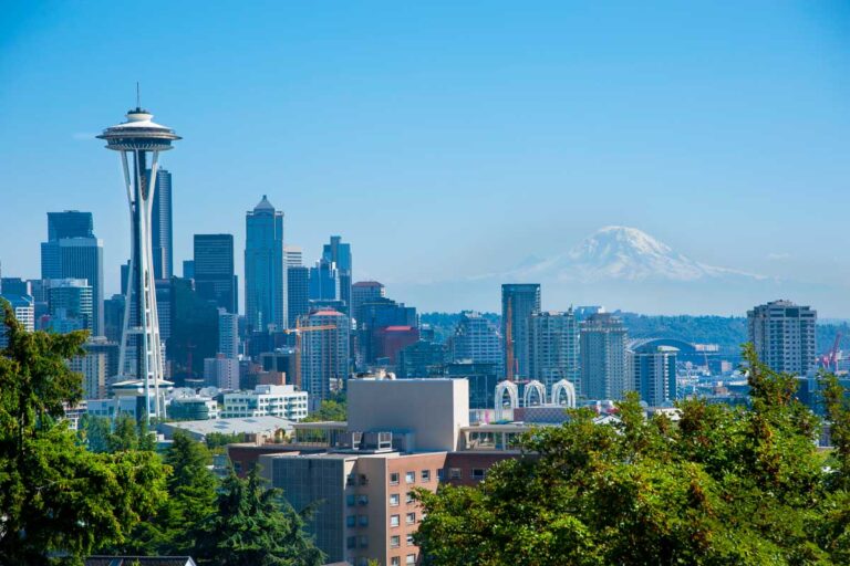 The view of Seattle from Kerry Park Washington
