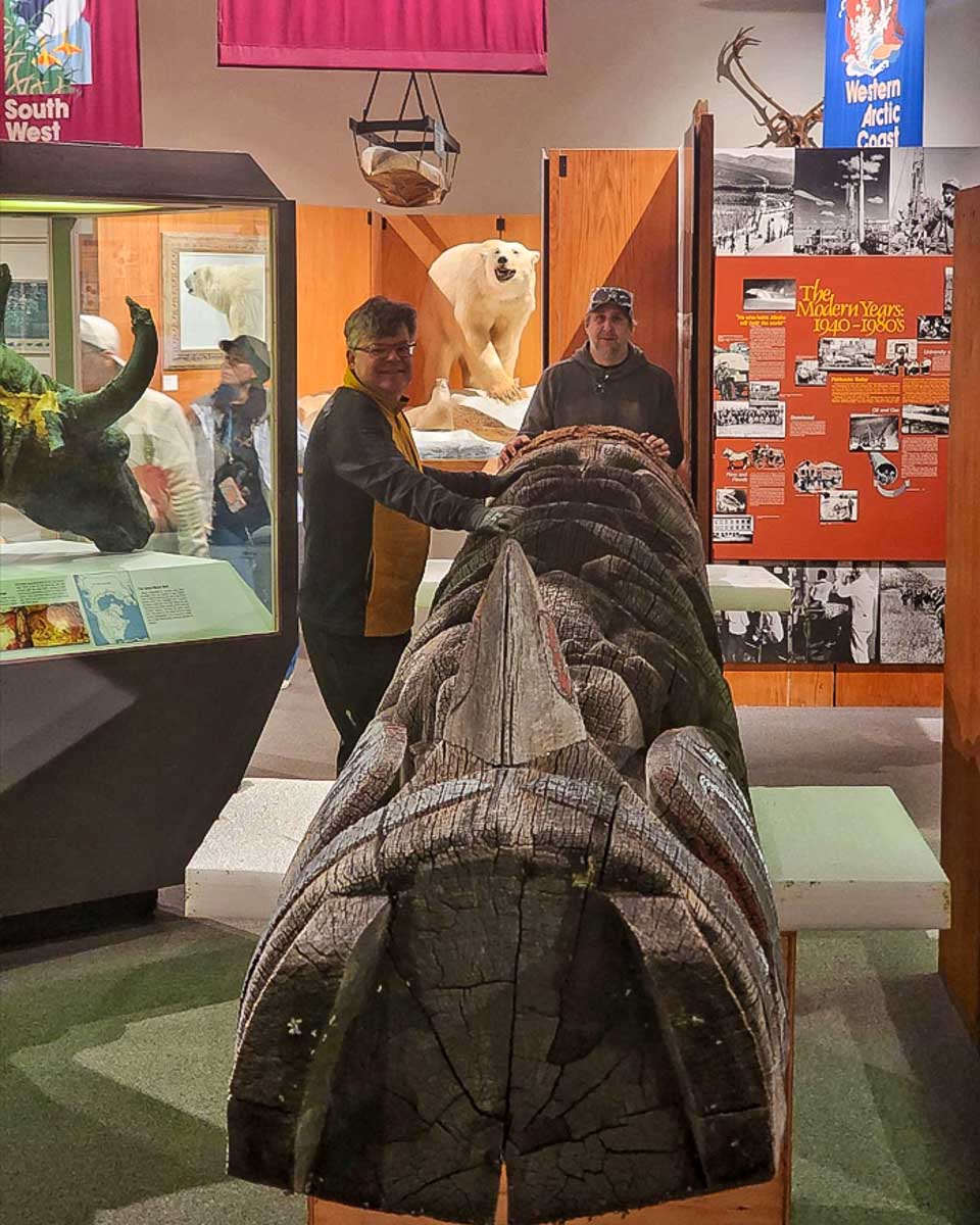 University of Alaska Museum of the North seen on a tour of Fairbanks Alaska